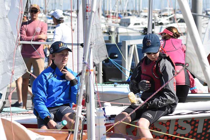 2018 Sail Sandy Regatta photo copyright Harry Fisher taken at Sandringham Yacht Club and featuring the Cadet class