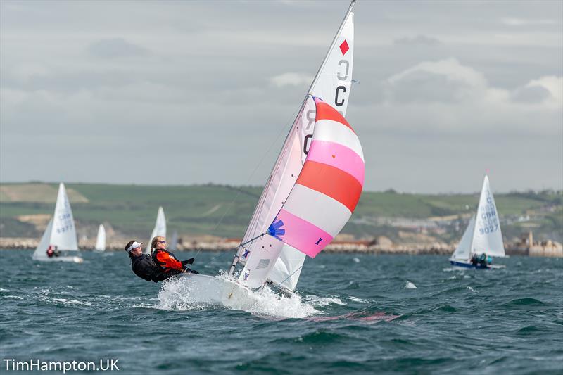 Zhik Cadet Alf Simmond Trophy at Weymouth photo copyright Tim Hampton / www.timhampton.uk taken at Weymouth & Portland Sailing Academy and featuring the Cadet class