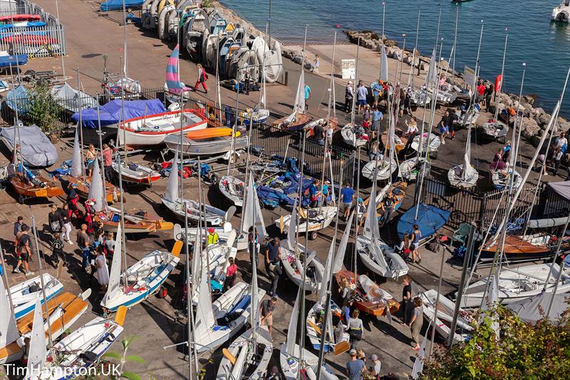 Zhik Cadet UK National Championships at Brixham  photo copyright Tim Hampton / www.timhampton.uk taken at Brixham Yacht Club and featuring the Cadet class