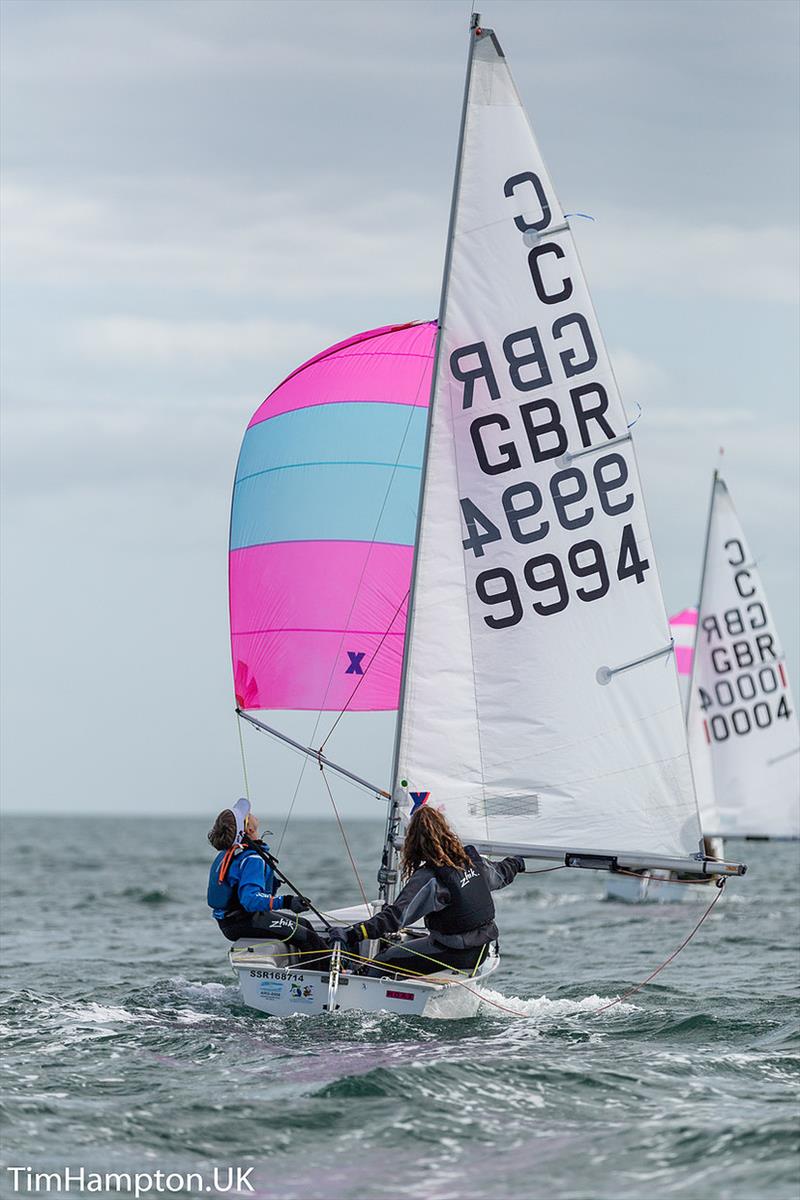 Zhik Cadet UK National Championships at Brixham  photo copyright Tim Hampton / www.timhampton.uk taken at Brixham Yacht Club and featuring the Cadet class