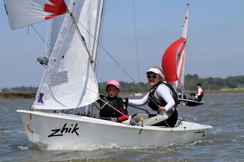 Waldringfield Cadet Week 2021 photo copyright Lorna Nee taken at Waldringfield Sailing Club and featuring the Cadet class