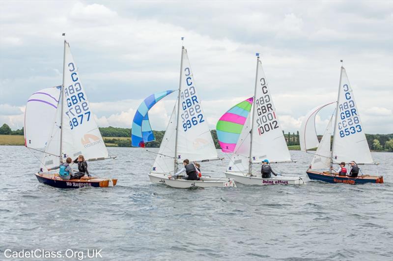 Peter Scott Trophy for Cadets at Grafham photo copyright Tim Hampton / www.timhampton.uk taken at Grafham Water Sailing Club and featuring the Cadet class