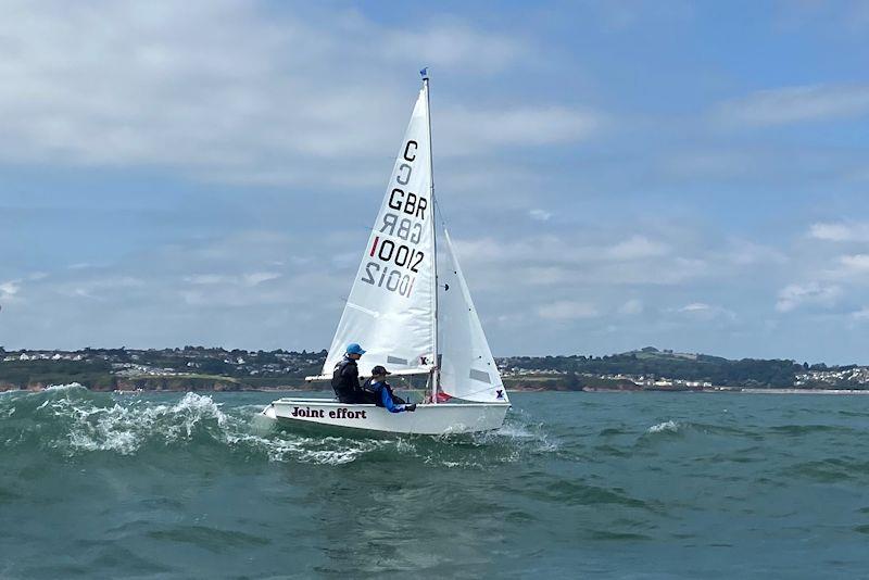 Cadet UK National Championships at Brixham photo copyright Neil Collingridge taken at Brixham Yacht Club and featuring the Cadet class