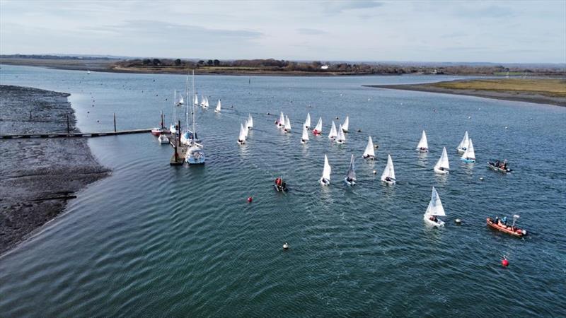 Cadet sailing in Chichester Harbour - photo © Lee Potteron