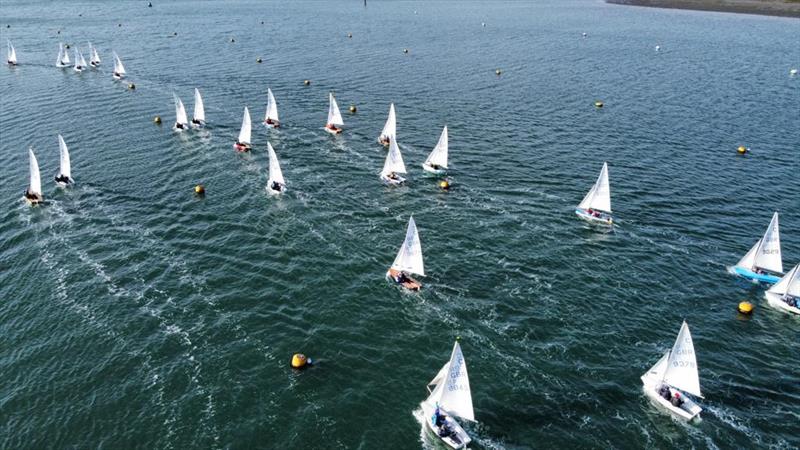 Cadet sailing in Chichester Harbour photo copyright Lee Potteron taken at Itchenor Sailing Club and featuring the Cadet class