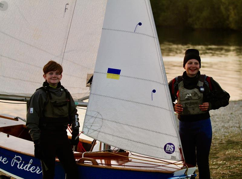 Cadet sailors raise over £4500 for the British Red Cross Ukraine Crisis Appeal photo copyright Toby Davidson taken at South Cerney Sailing Club and featuring the Cadet class