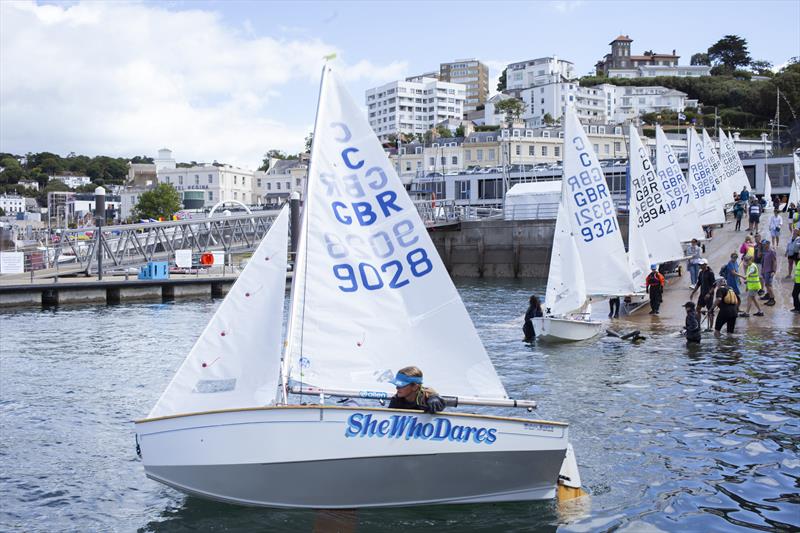 Cadet UK Nationals in Torquay photo copyright UKNCCA taken at Royal Torbay Yacht Club and featuring the Cadet class