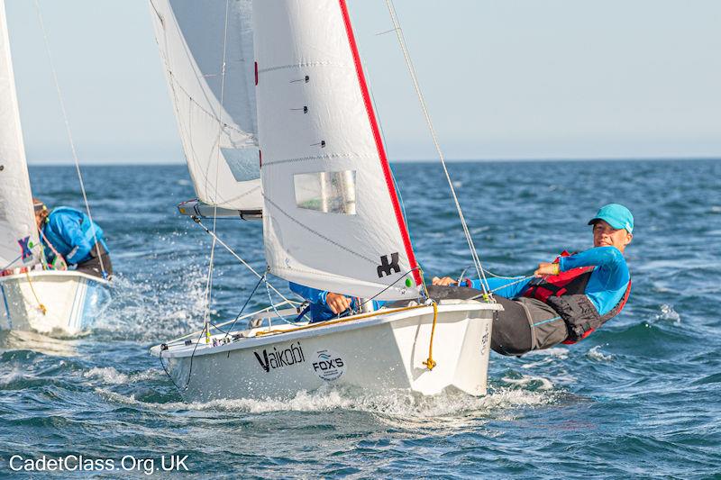 Cadet Europeans at Torbay photo copyright Tim Hampton / www.cadetclass.org.uk taken at Royal Torbay Yacht Club and featuring the Cadet class