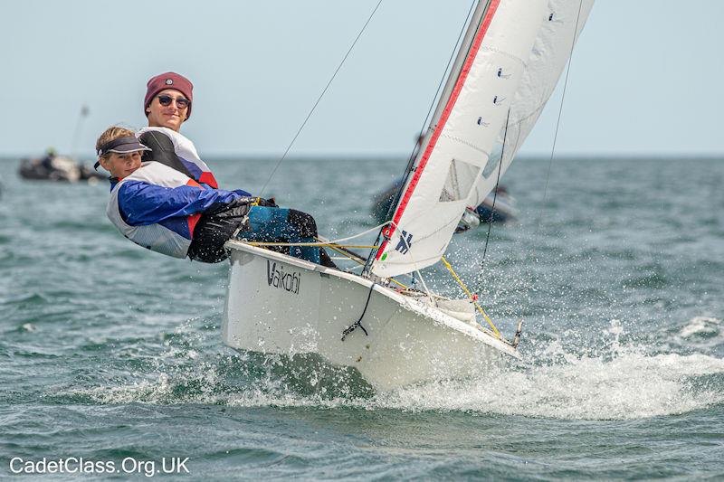 Cadet Europeans at Torbay photo copyright Tim Hampton / www.cadetclass.org.uk taken at Royal Torbay Yacht Club and featuring the Cadet class