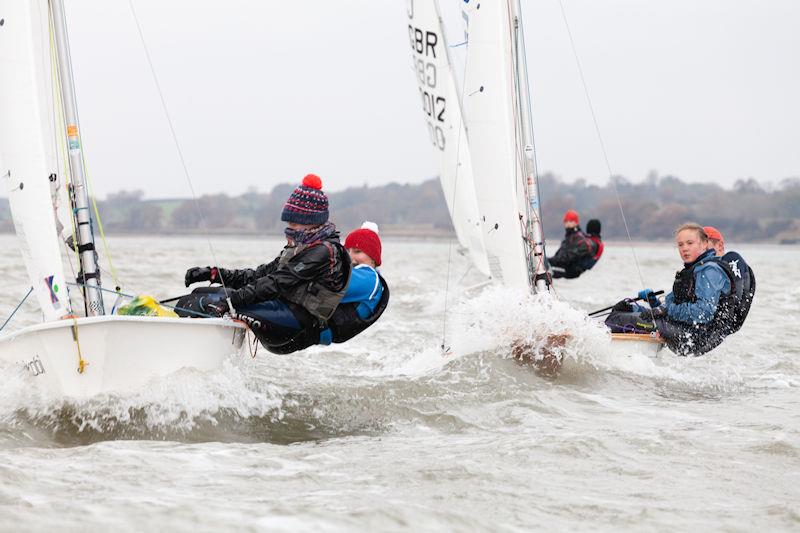 GBR Cadet Team 2022 training at Shotley photo copyright Corinne Whitehouse taken at Shotley Sailing Club and featuring the Cadet class