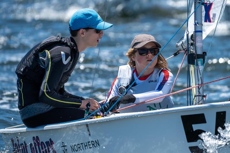 Cadet Worlds in Melbourne - Practice Race photo copyright FSR Industries - Media House taken at Royal Yacht Club of Victoria and featuring the Cadet class