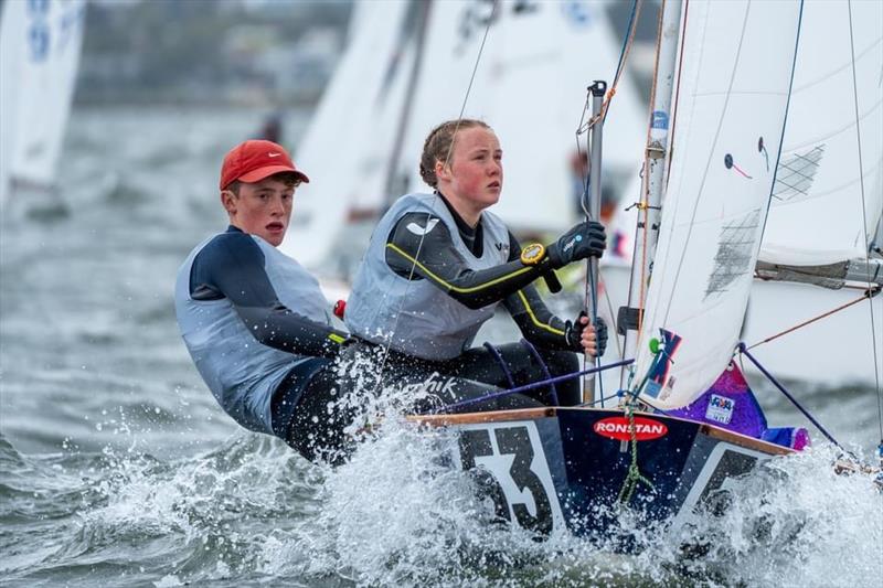 Cadet Worlds in Melbourne Day 2 photo copyright FSR Industries - Media House taken at Royal Yacht Club of Victoria and featuring the Cadet class