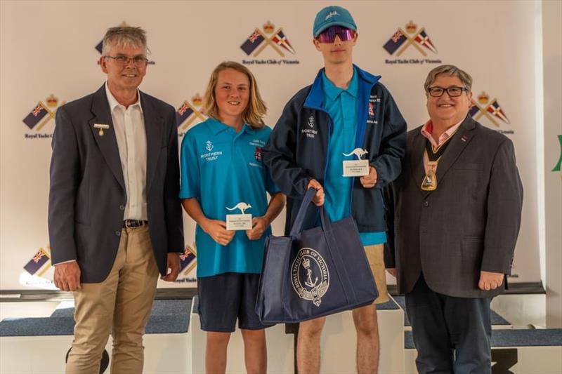 Cadet Worlds in Melbourne Prize Giving photo copyright FSR Industries - Media House taken at Royal Yacht Club of Victoria and featuring the Cadet class