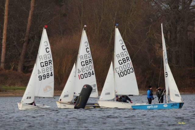 Alton Water Frostbite Series Week 1 photo copyright Tim Bees taken at Alton Water Sports Centre and featuring the Cadet class