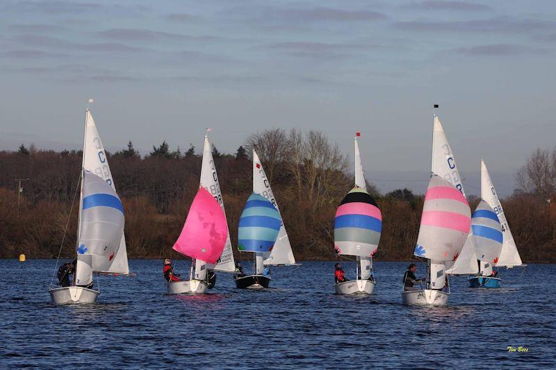 Alton Water Fox's Chandlery & Anglian Water Frostbite Series week 3 photo copyright Tim Bees taken at Alton Water Sports Centre and featuring the Cadet class