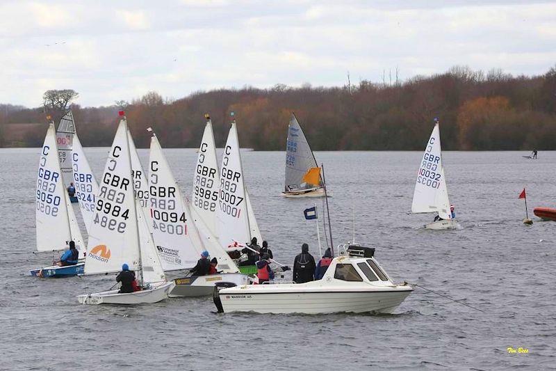 Alton Water Fox's Chandlery & Anglian Water Frostbite Series week 8 photo copyright Tim Bees taken at Alton Water Sports Centre and featuring the Cadet class