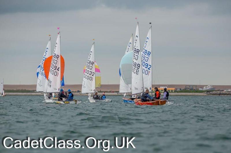 UK Cadet class Vaikobi Alf Simmonds Trophy at Weymouth photo copyright UKNCCA taken at Weymouth & Portland Sailing Academy and featuring the Cadet class