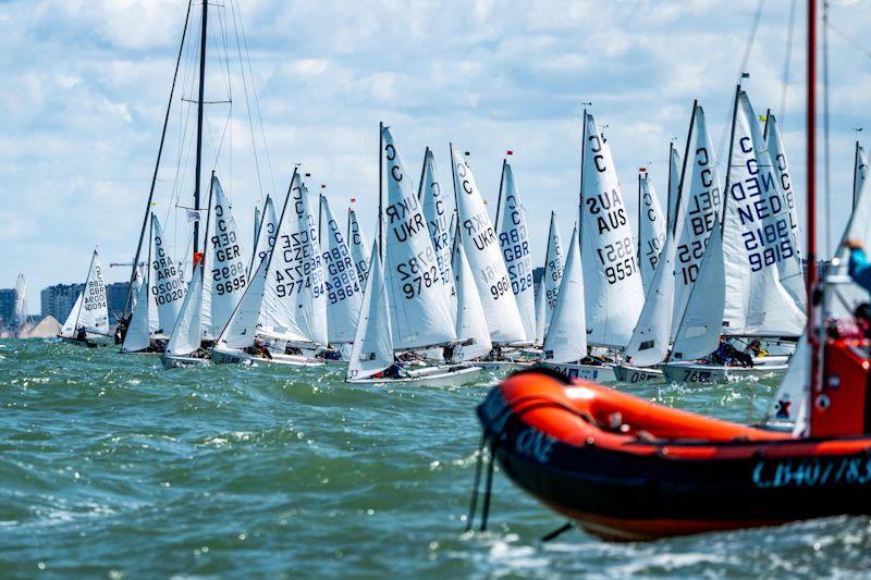 International Cadet class World Championship 2023 in Nieuwpoort photo copyright Jordan Roberts taken at WSKLuM Nieuwpoort and featuring the Cadet class