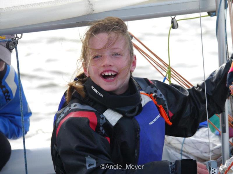 Cadet Open Meeting at Waldringfield photo copyright Angie Meyer taken at Waldringfield Sailing Club and featuring the Cadet class