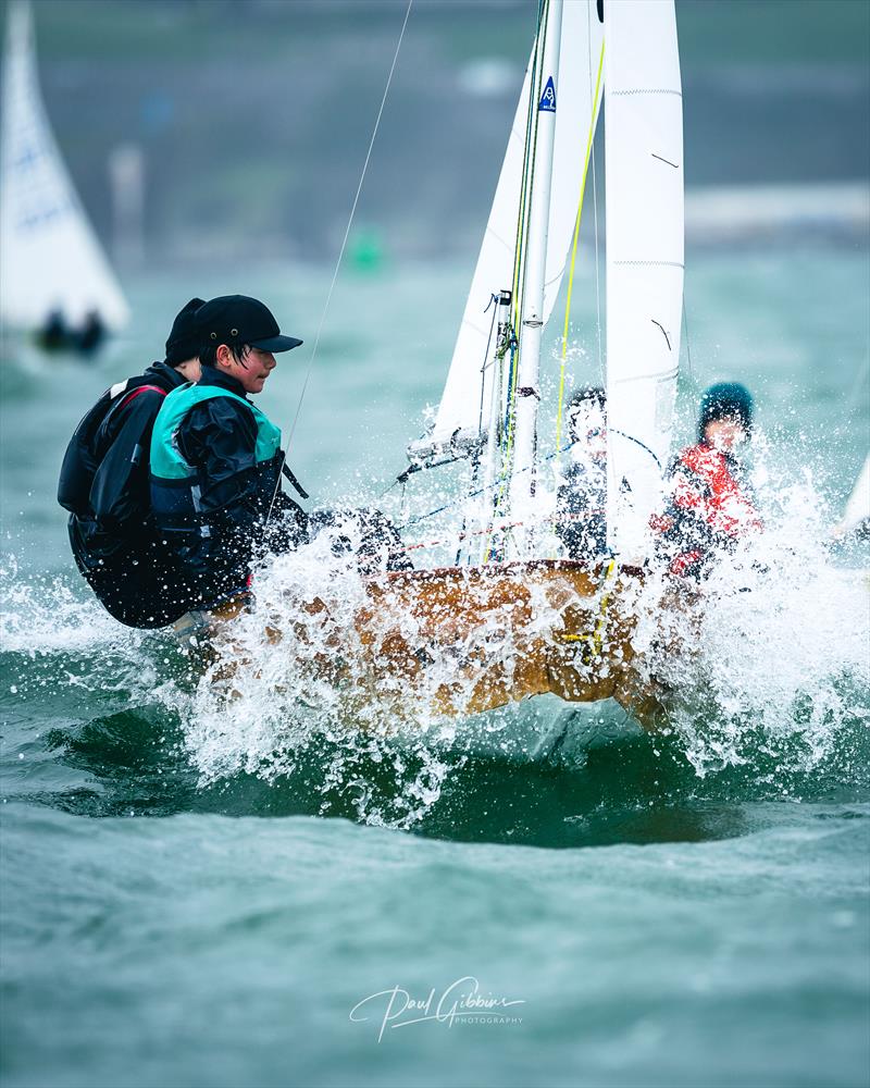 Hydrosphere, Benjy Bullock and Oscar Ward, during the Cadet Alf Simmonds Memorial Trophy in Plymouth photo copyright Paul Gibbins Photography taken at Plymouth Youth Sailing Club and featuring the Cadet class