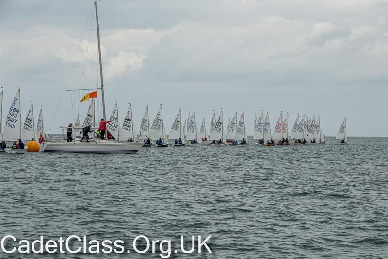 Nearly enough wind to race - P&B Cadet UK National Championships at Brixham day 1 - photo © CadetClass.org.uk