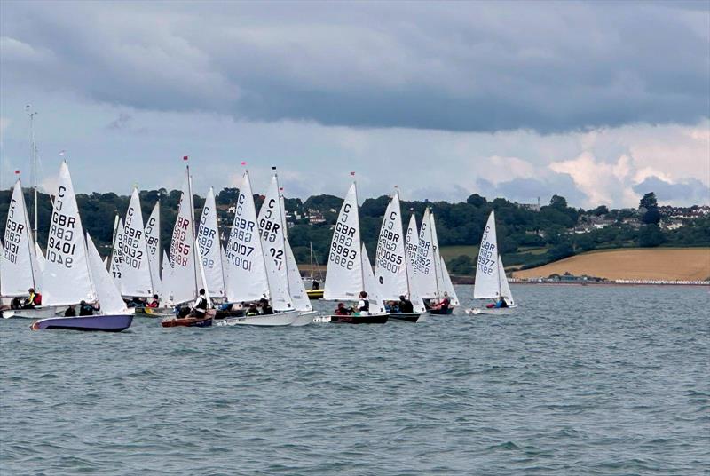 Cadets at the Brixham Blitz photo copyright Nick Jones taken at Brixham Yacht Club and featuring the Cadet class