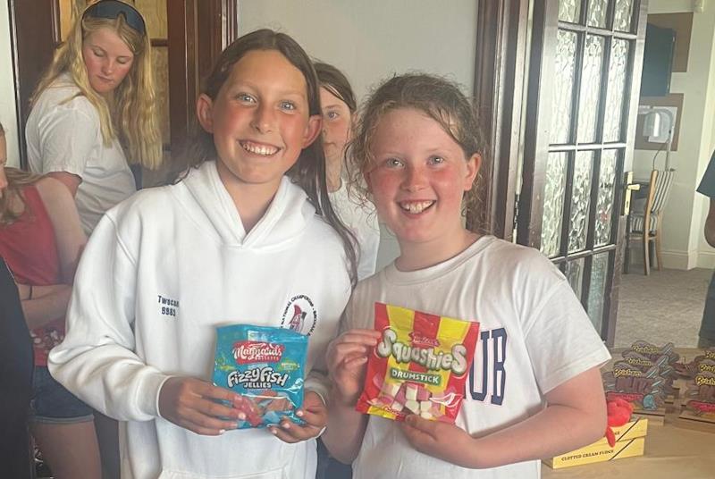 Primrose Denny-Pickess and Penelope Reid win the Regatta fleet at the Brixham Blitz - photo © Trish Shepherd