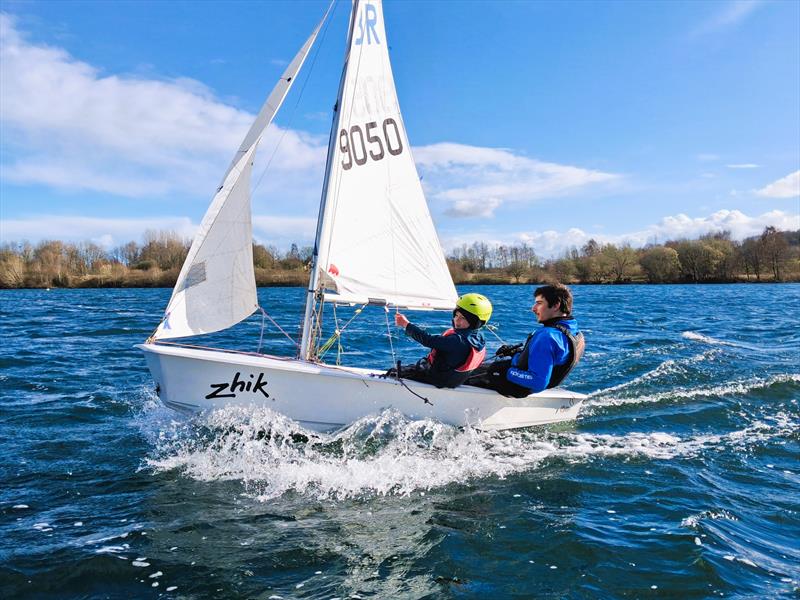 Spring Fling at Ripon Sailing Club photo copyright J Haddock taken at Ripon Sailing Club and featuring the Cadet class