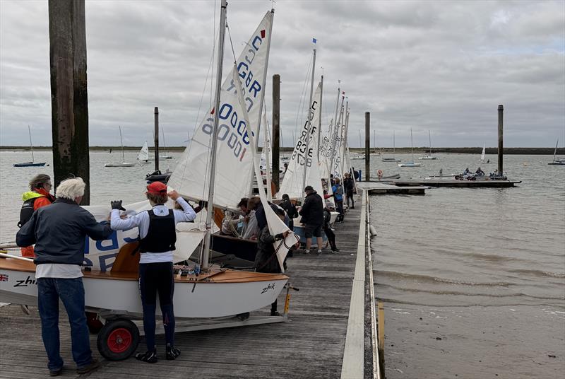 Cadet class at the Corinthian Otters open meeting in Burnham photo copyright Louisa Gregory taken at Royal Corinthian Yacht Club and featuring the Cadet class