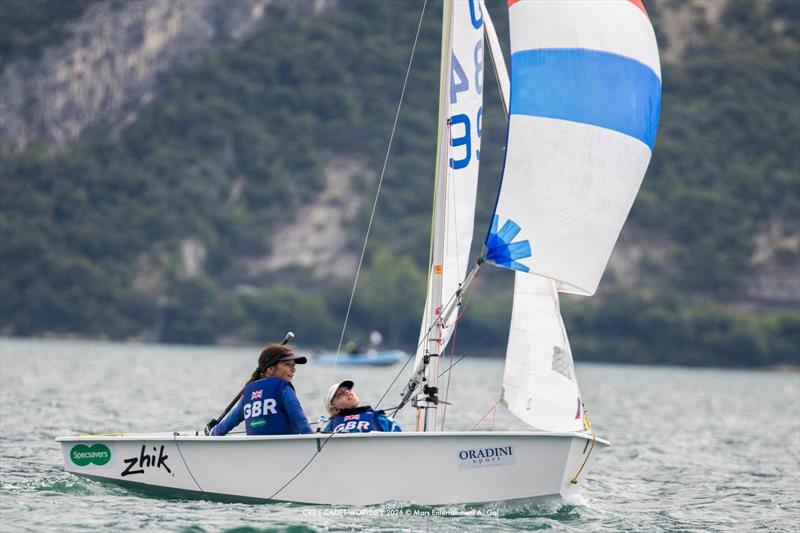 Cadet class World Championship at Garda final day - photo © Mars Entertainment