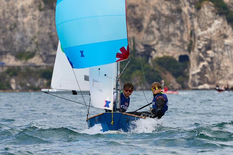 Cadet class World Championship at Garda final day - photo © Mars Entertainment