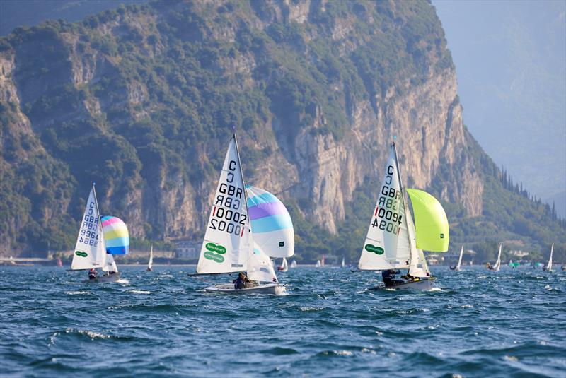 Cadet class World Championship at Garda day 2 photo copyright Mars Entertainment taken at Circolo Vela Torbole and featuring the Cadet class