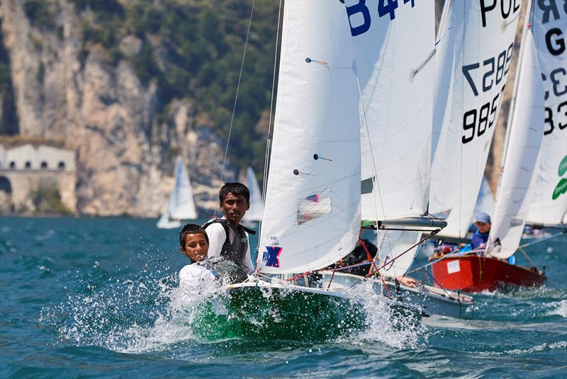 Cadet class World Championship at Garda day 3 - photo © Mars Entertainment