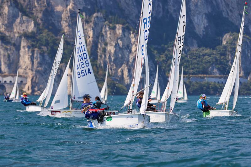 Cadet class World Championship at Garda day 3 - photo © Mars Entertainment