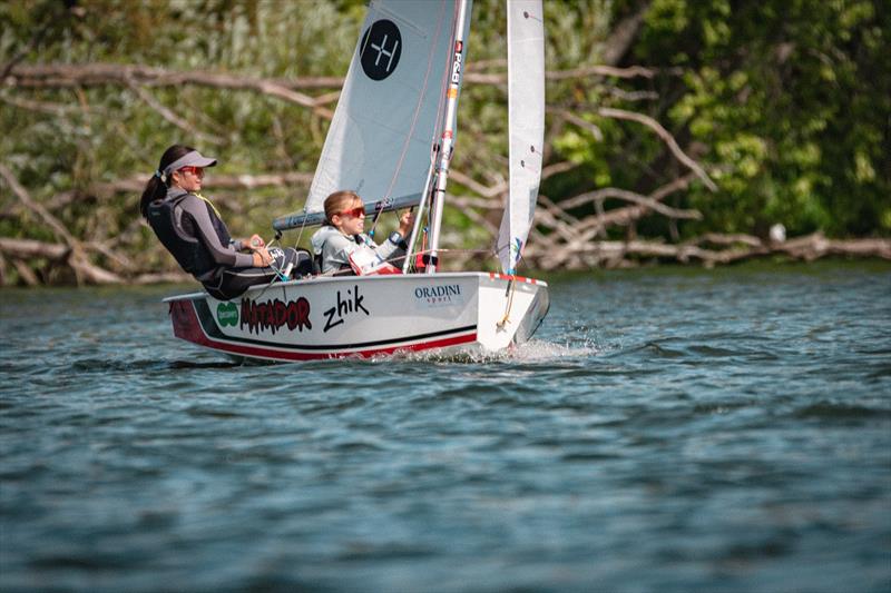 Welsh Harp Cadet Open 2026 photo copyright Kana Butkovic taken at Welsh Harp Sailing Club and featuring the Cadet class