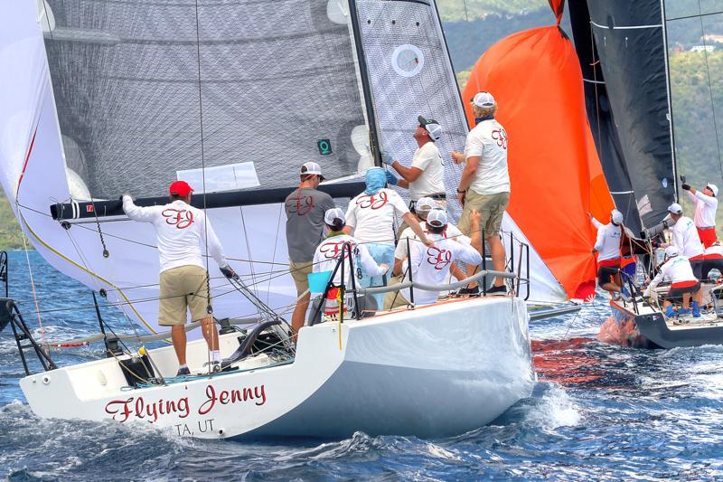 Action on the C&C 30 course on day 2 of the BVI Spring Regatta - photo © BVISR / www.ingridabery.com