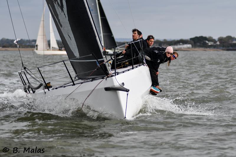 Fanatic during HYS Hamble Winter Series Race Week 4 photo copyright Bertrand Malas taken at Hamble River Sailing Club and featuring the Cape 31 class