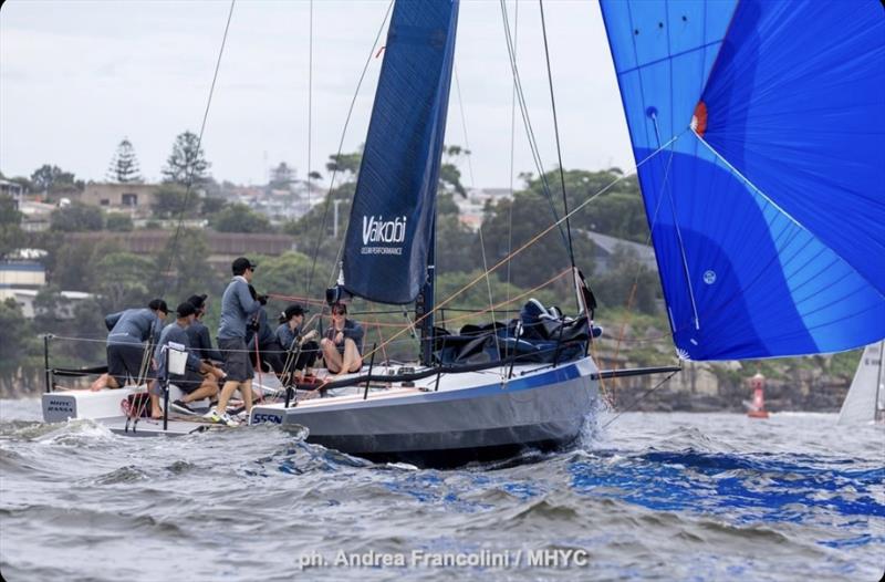 Cape 31 racing at the Sydney Harbour Regatta photo copyright Andrea Francolini taken at Middle Harbour Yacht Club and featuring the Cape 31 class