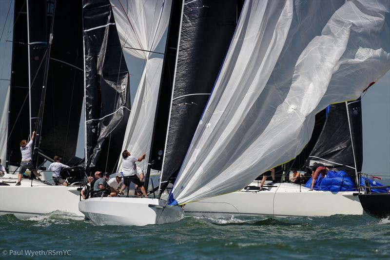 12 Cape 31s for the Champagne Charlie Platinum Jubilee Regatta photo copyright Paul Wyeth / RSrnYC taken at Royal Southern Yacht Club and featuring the Cape 31 class