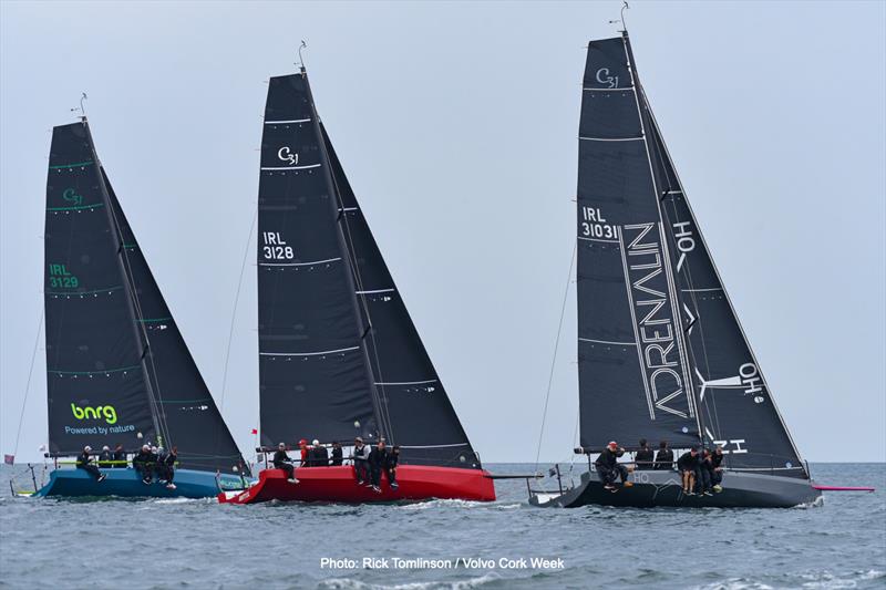 Aja, Antix & Adrenaline on day 2 of Volvo Cork Week 2022 photo copyright Rick Tomlinson / Volvo Cork Week taken at Royal Cork Yacht Club and featuring the Cape 31 class