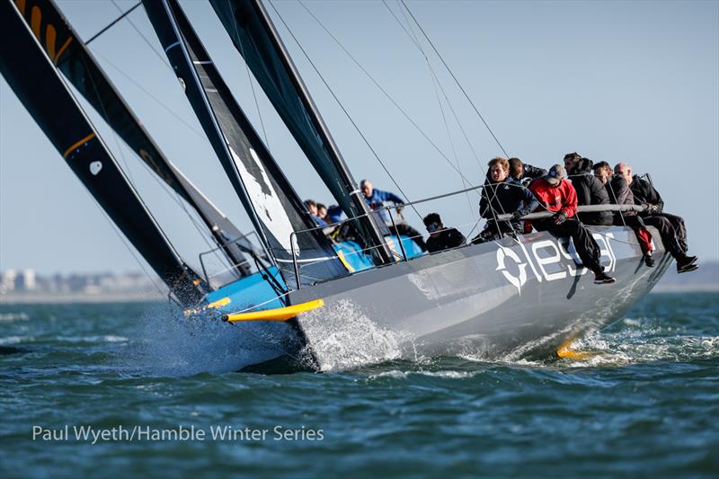 41st Hamble Winter Series Week 7 photo copyright Paul Wyeth / www.pwpictures.com taken at Hamble River Sailing Club and featuring the Cape 31 class