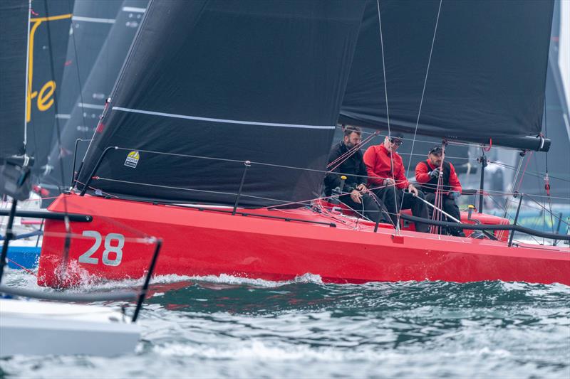 Antix finishes as 1st Corinthian in the 2023 Cape 31 National Championship photo copyright Ian Roman taken at Royal Lymington Yacht Club and featuring the Cape 31 class