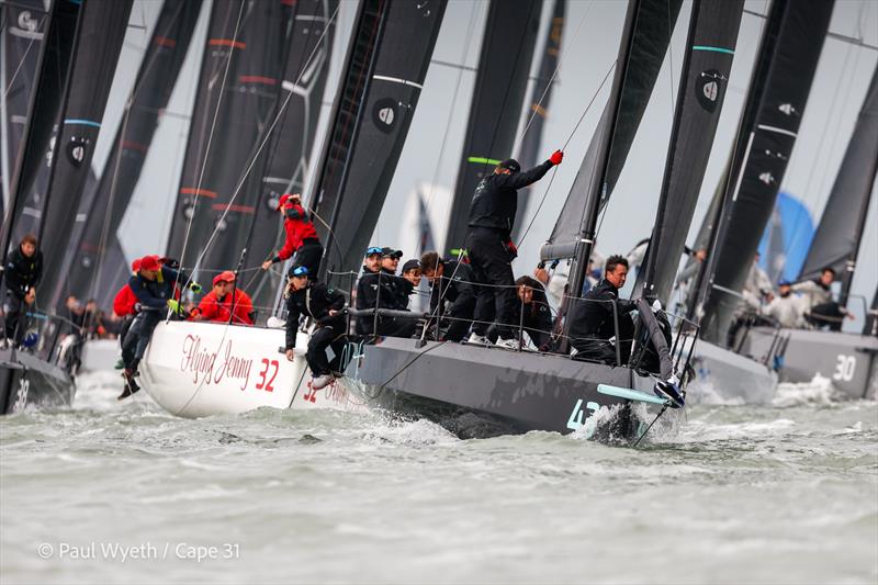 Chaotic during the Cape 31 Race Circuit Round 5 at the Royal Southern YC September Regatta photo copyright Paul Wyeth / www.pwpictures.com taken at Royal Southern Yacht Club and featuring the Cape 31 class