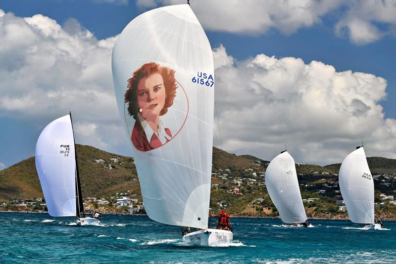 The USA's Sandra Askew's Cape 31, Flying Jenny, in STIR 2023 photo copyright Dean Barnes taken at St. Thomas Yacht Club and featuring the Cape 31 class