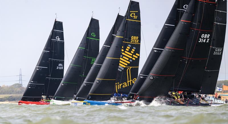 UK Cape 31 Class Race Circuit photo copyright Jason Ludlow taken at Royal Southern Yacht Club and featuring the Cape 31 class