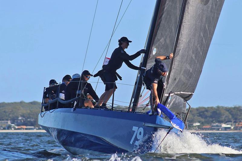 Action stations aboard Celestial - photo © Mark Rothfield