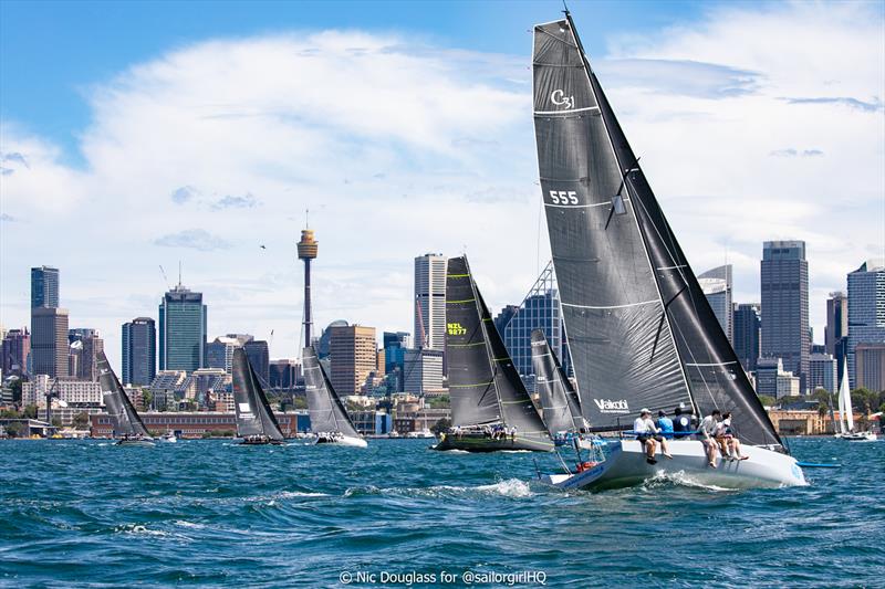 Super 40 at the LGT Wealth Management Australia Cup photo copyright Nic Douglass for @sailorgirlhq taken at Cruising Yacht Club of Australia and featuring the Cape 31 class