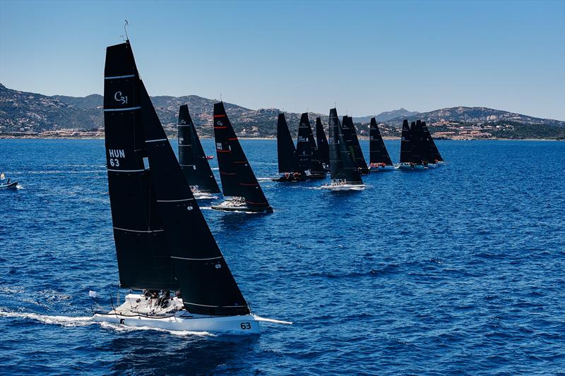 Cape 31 Med Round 1 at Porto Cervo photo copyright Sailing Energy taken at Yacht Club Costa Smeralda and featuring the Cape 31 class