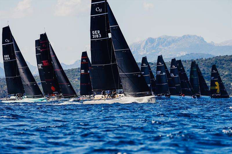 Cape 31 Mediterranean Round 2 in Puntaldia photo copyright Sailing Energy taken at Yacht Club Marina Puntaldia and featuring the Cape 31 class