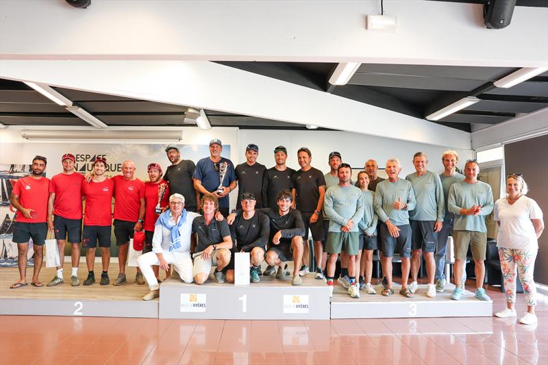2026 Cape 31 Mediterranean Series in Hyères Podium photo copyright Sailing Energy / Cape 31 Class Association taken at COYCH Hyeres and featuring the Cape 31 class